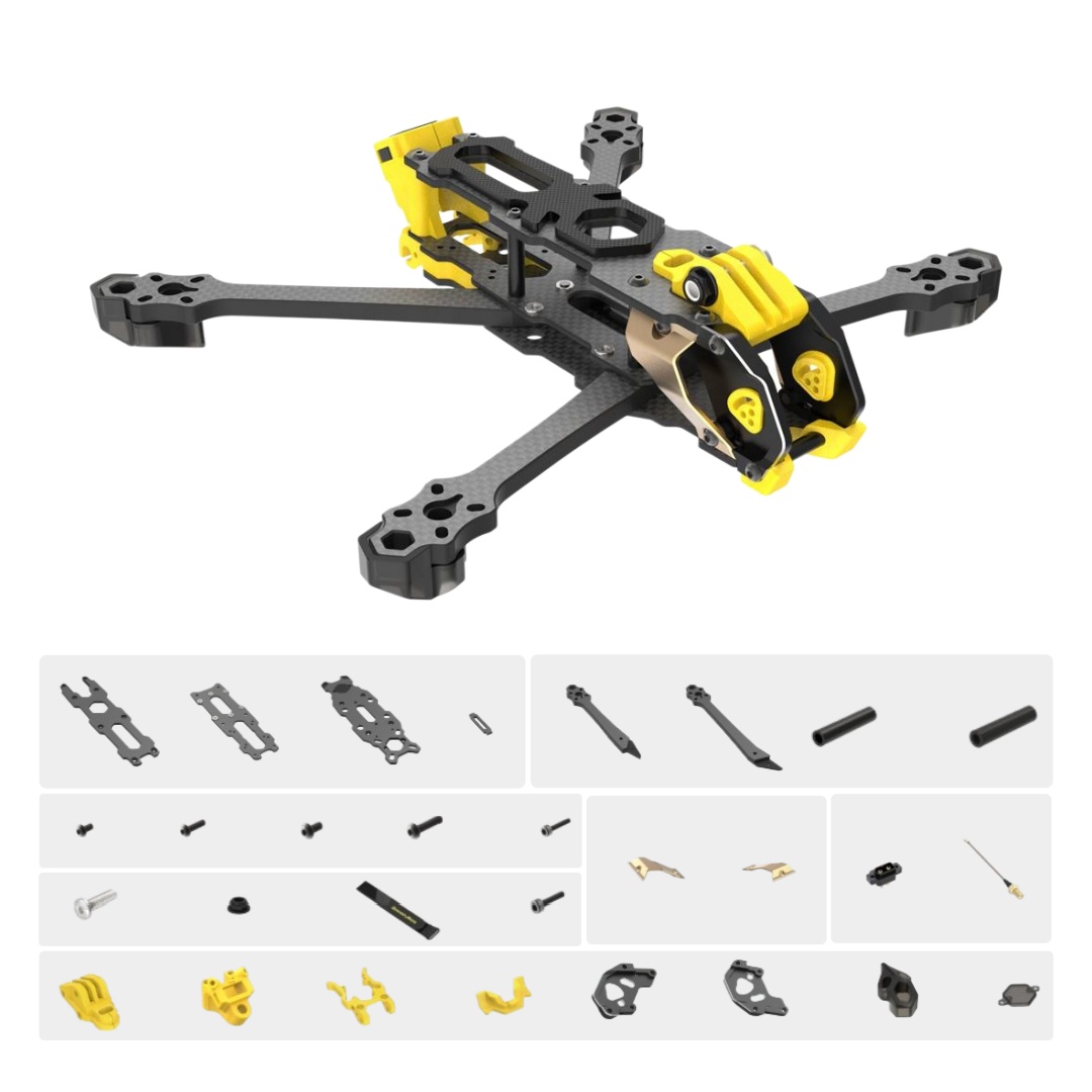 Drone Racing Frame - Mario 5 Frame Kit DC /