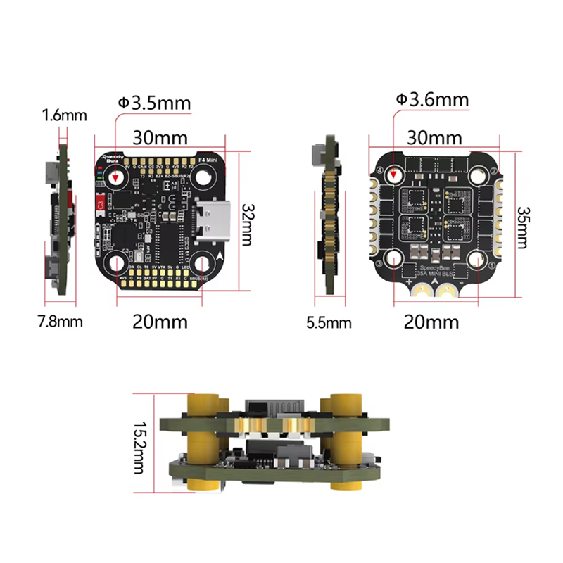 SpeedyBee F4 MINI Flight Contr - Drone Racing Flight Controller review and price