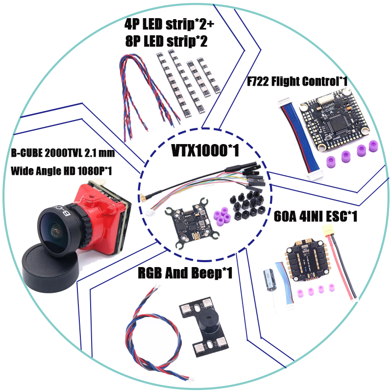 RCtoSky F4V3S PLUS F722 F745 H - Drone Racing Flight Controller review and price